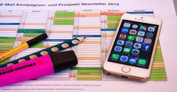 Business Planning Tips - Turned on Iphone 5 on Prospekt Newsletter 2016